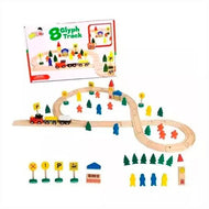 Pista de tren Madera 48 pcs