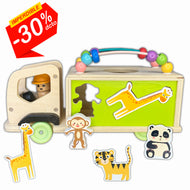 Camión didacticos Animales de Madera