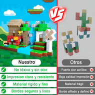 Juguete Magnético Minecraft 100 cubos- Bloques Didáctico