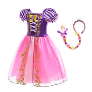 Disfraz Princesa Rapunzel (incluye trenzas)