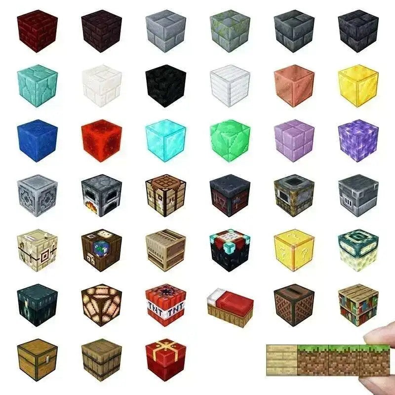 Juguete Magnético Minecraft 50 cubos al Azar - Bloques Didáctico