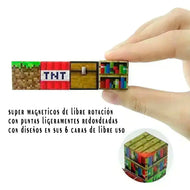 Juguete Magnético Minecraft 50 cubos al Azar - Bloques Didáctico