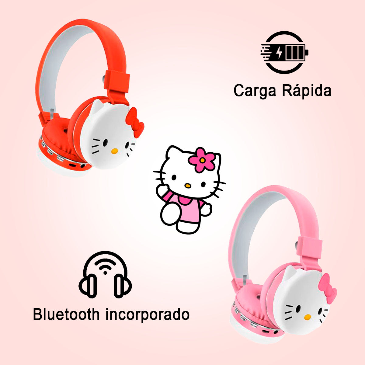 Audífonos Inalámbricos - Hello Kitty