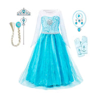 Disfraz Vestido Princesa Elsa -  Frozen (incluye Accesorios)