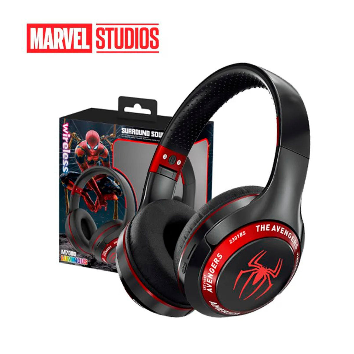 Audífonos Inalámbricos - Spiderman Negro