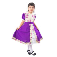 Vestido Huasa Niña - Chinita Color Lila (incluye Falso)