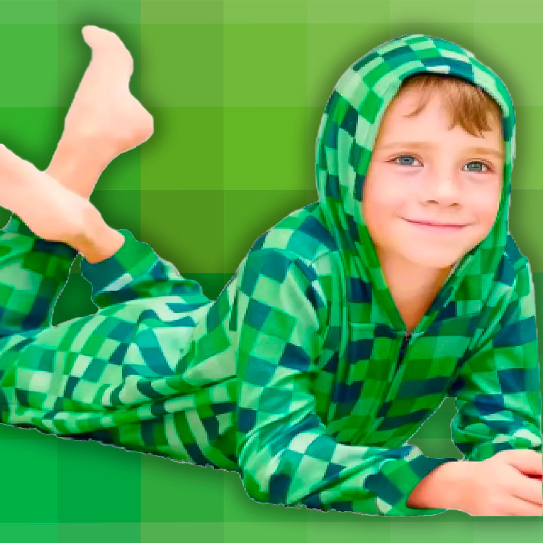 Disfraz Creeper Minecraft Niño