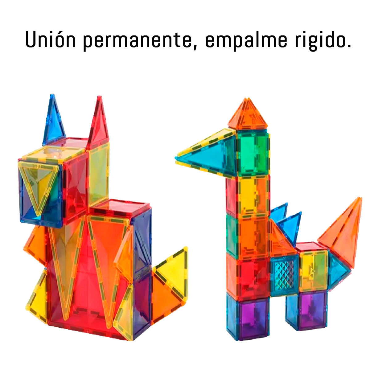 Juego Bloques Magnéticos 58 cubos - Juego Construcción Multicolor