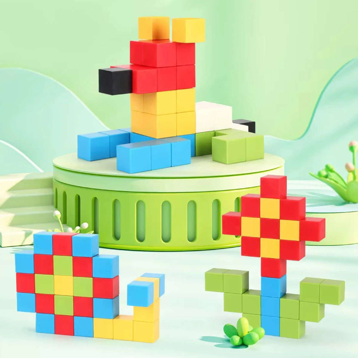 Juguete Magnético 48 piezas - Juego Construcción