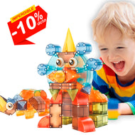 Juguete Magnético 64 piezas- Juego Construcción