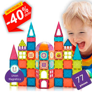 Juego Bloques Magnéticos 77 piezas