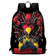 Mochila Deadpool y Deadpool v/s Wolverine - Mochila Escolar