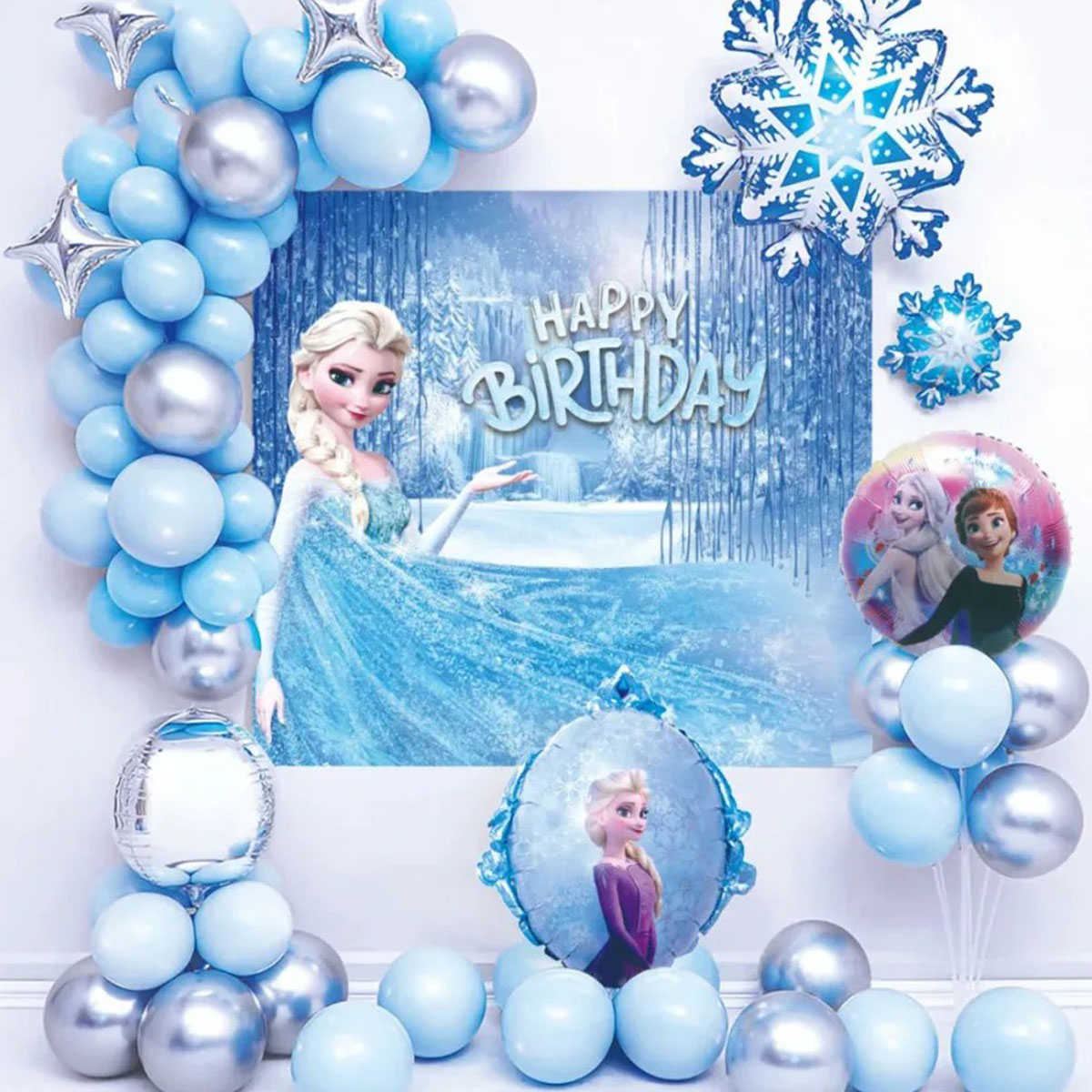 Cotillón Decoración Cumpleaños Princesa Frozen