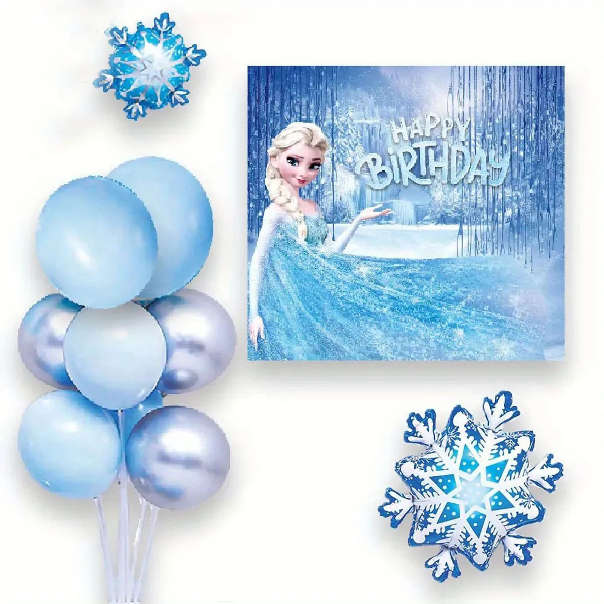 Cotillón Decoración Cumpleaños Princesa Frozen