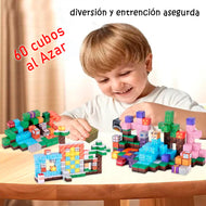 Juguete Magnético Minecraft 60 cubos al Azar - Bloques Didáctico